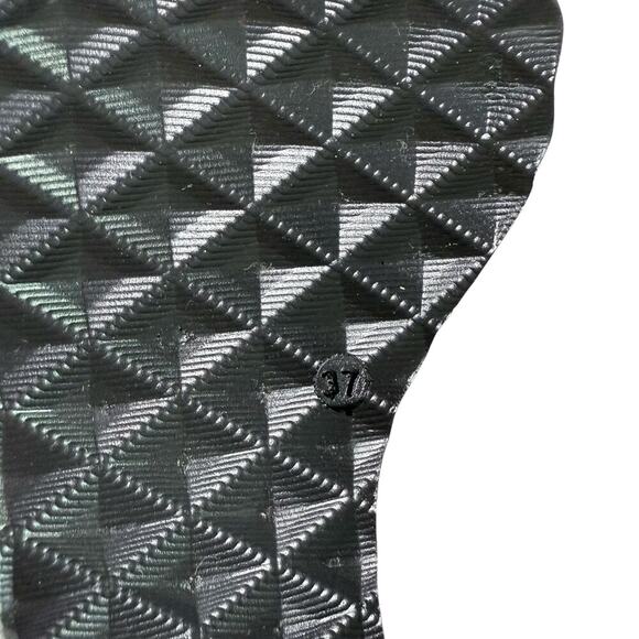 Eric Michael Gray Tartan Plaid Ankle Boots Patent Leather Cap Toe Side Zip, 6.5 - Picture 9 of 9